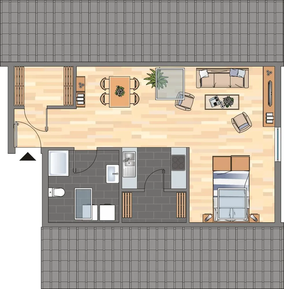1 Zimmer Wohnung mit 41 m² in Celle – Bild 1