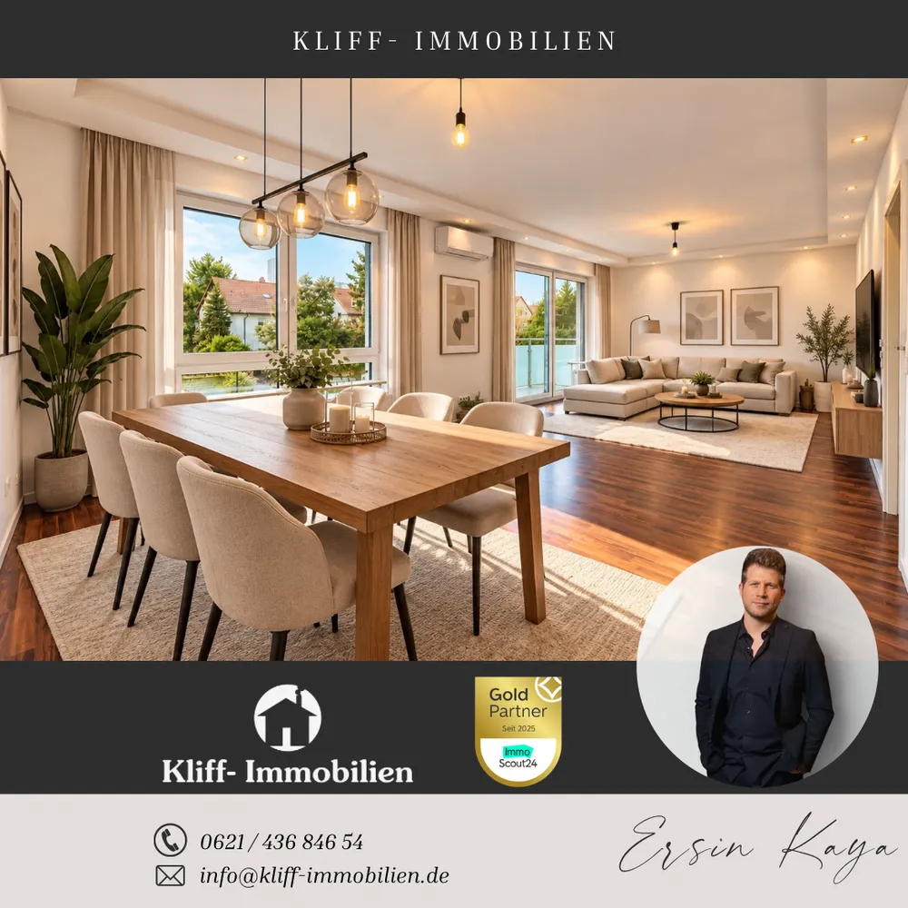 3 Zimmer Wohnung mit 94 m² in Mannheim – Bild 1