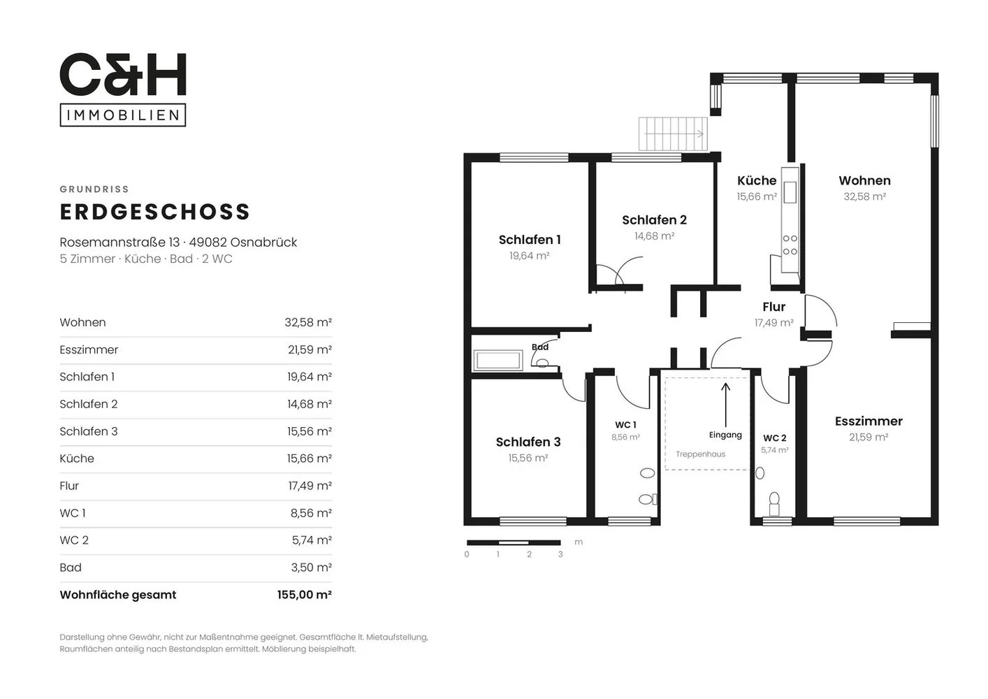 4 Zimmer Wohnung mit 150 m² in Osnabrück – Bild 10