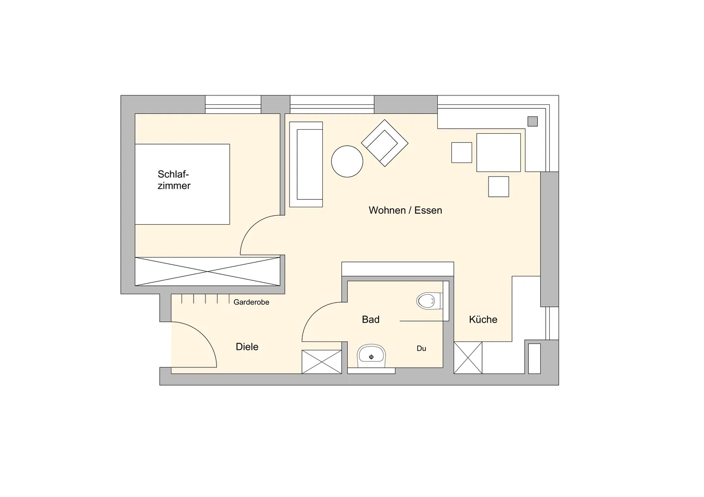 2 Zimmer Wohnung mit 44 m² in Stuttgart – Bild 3