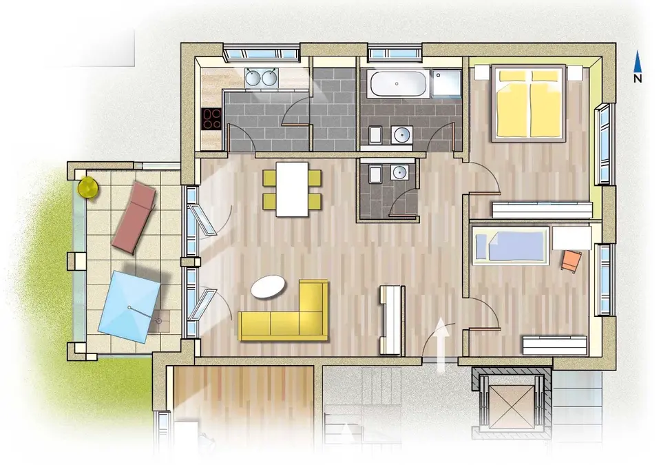 3 Zimmer Wohnung mit 100 m² in Tuttlingen – Bild 4