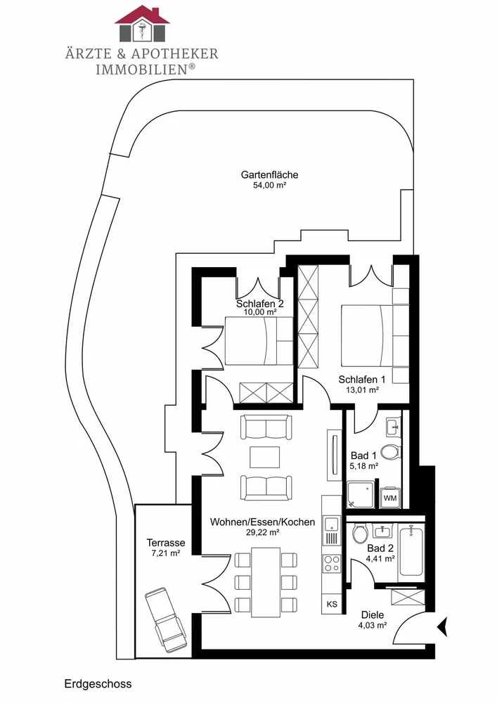 3 Zimmer Wohnung mit 69 m² in Potsdam – Bild 12