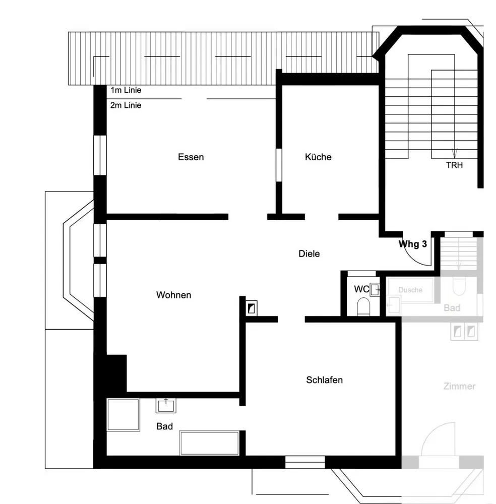 3 room apartment with 90 m² in Stuttgart – Photo 9