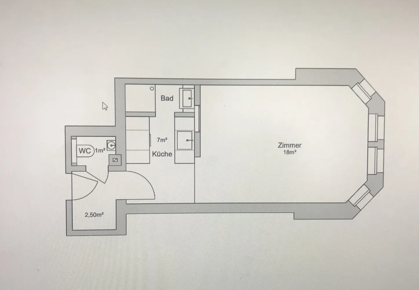 1 Zimmer Wohnung mit 26 m² in Hildesheim – Bild 7