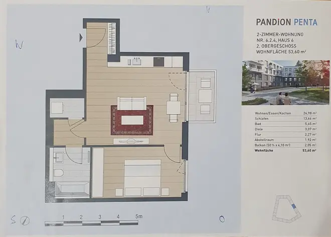 2 Zimmer Wohnung mit 54 m² in München – Bild 11