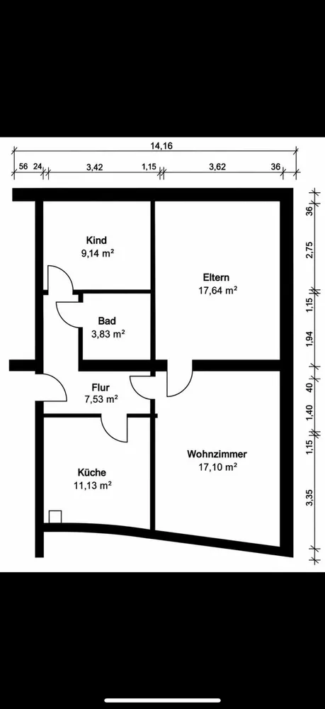 3 Zimmer Wohnung mit 67 m² in Bochum – Bild 7