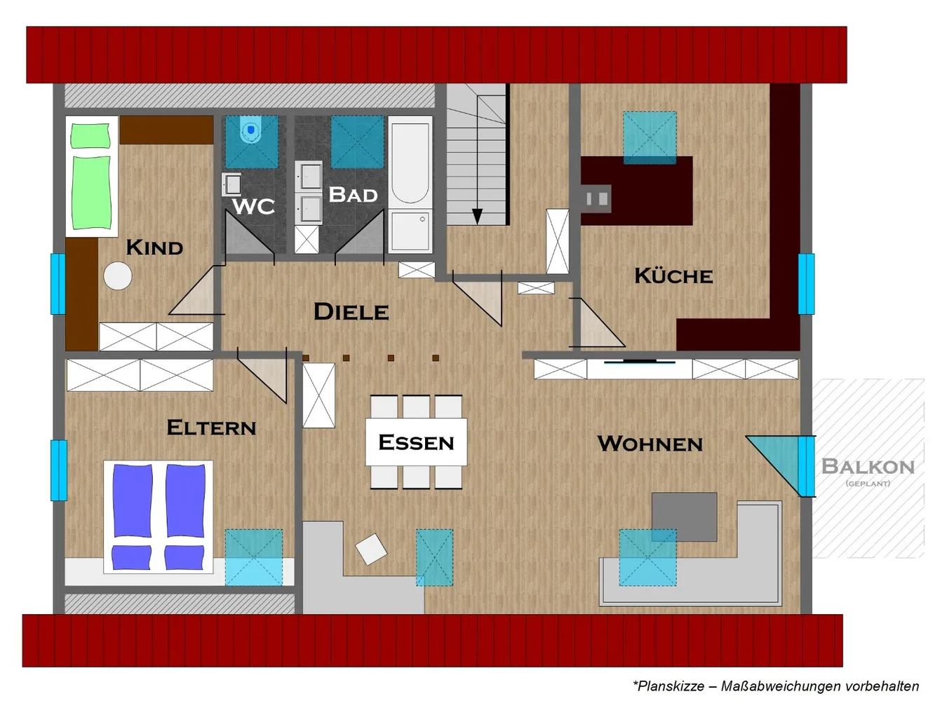 3 Zimmer Wohnung mit 100 m² in Schwäbisch Gmünd – Bild 1