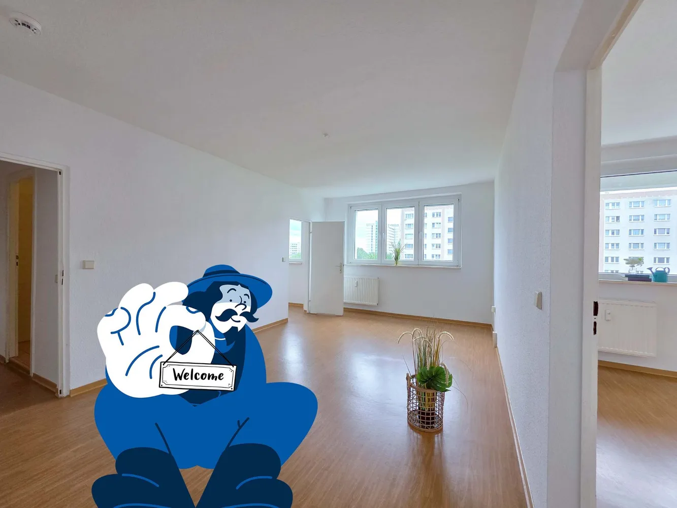 2 room apartment with 49 m² in Magdeburg – Photo 1