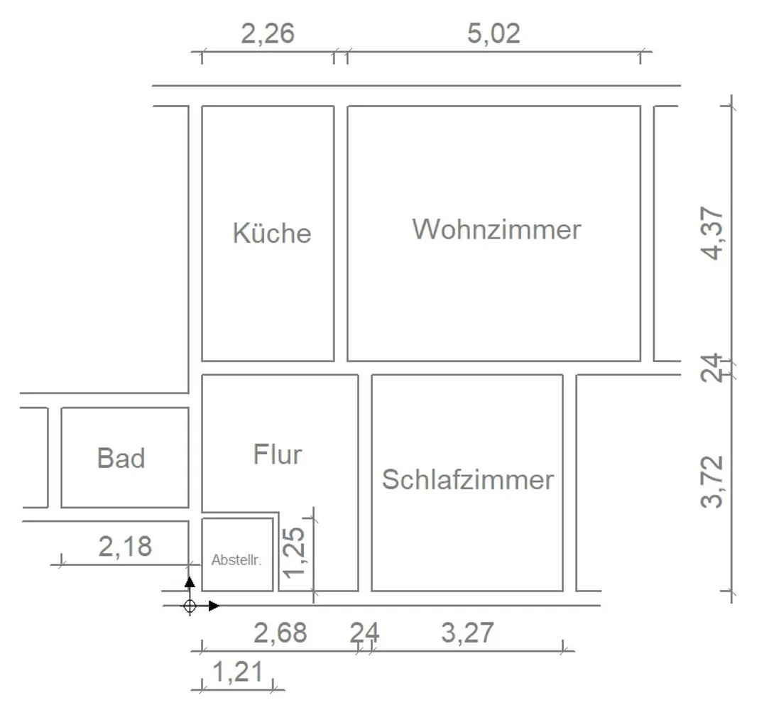 2 Zimmer Wohnung mit 61 m² in Weißenfels – Bild 9