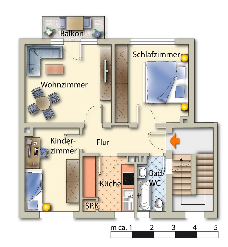 4 Zimmer Wohnung mit 59 m² in Gelsenkirchen – Bild 9