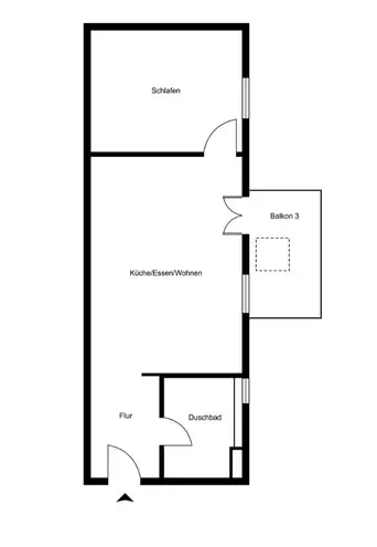 2 room apartment with 48 m² in Heidelberg – Photo 2