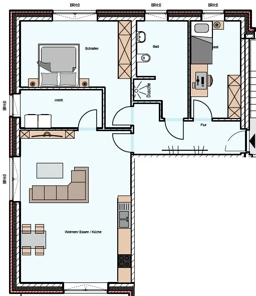 3 Zimmer Wohnung mit 111 m² in Papenburg – Bild 8