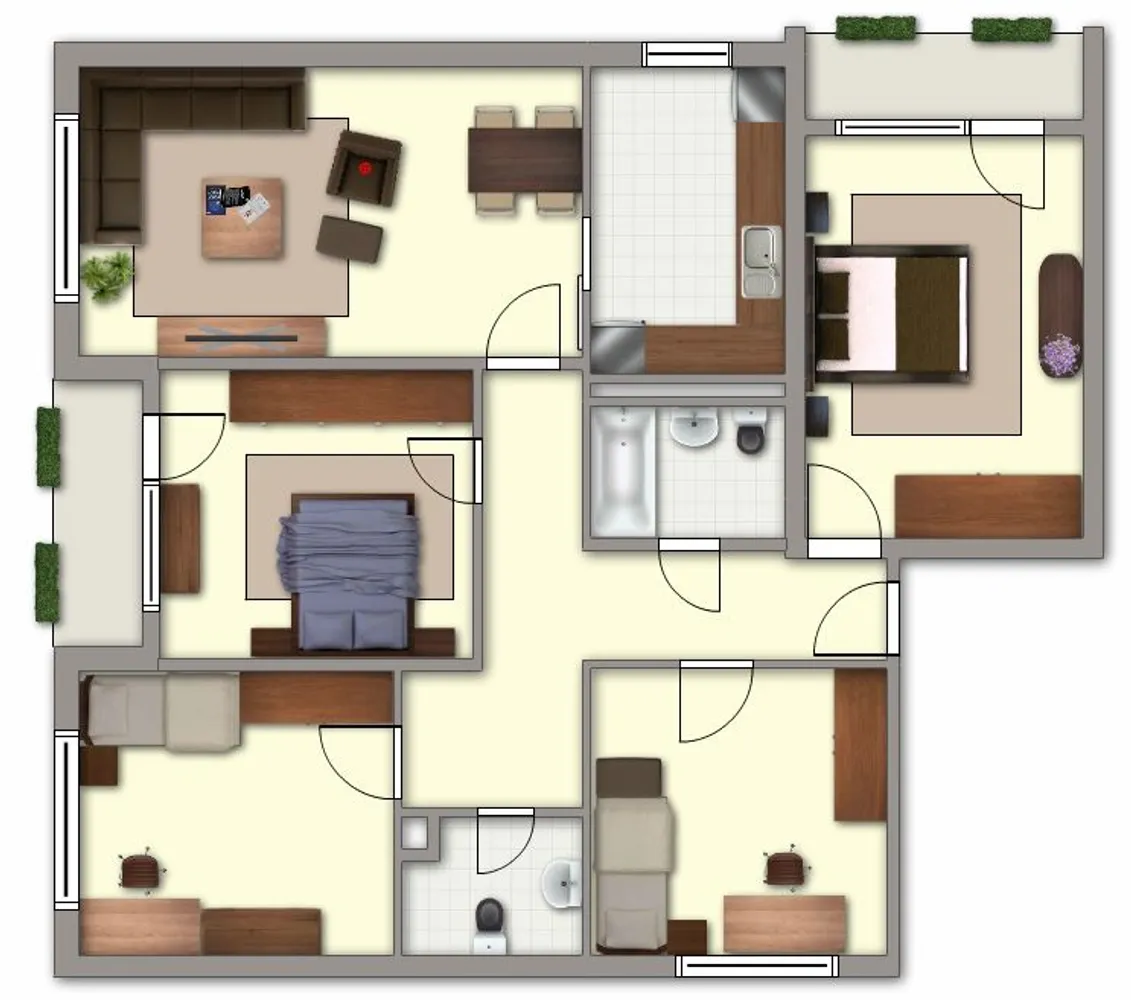 5 Zimmer Wohnung mit 104 m² in Schwerin – Bild 4