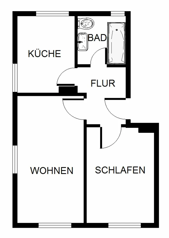 2 Zimmer Wohnung mit 53 m² in Bamberg – Bild 4