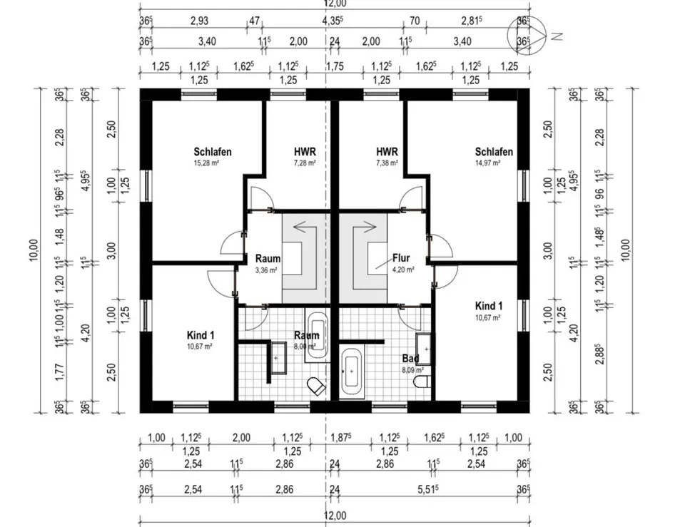 6 Zimmer Haus mit 140 m² in Rostock – Bild 3