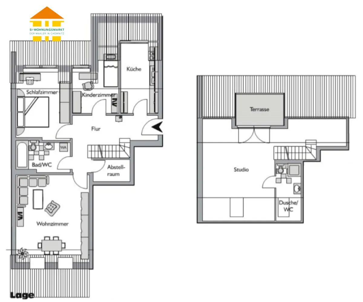 4 room apartment with 101 m² in Chemnitz – Photo 4