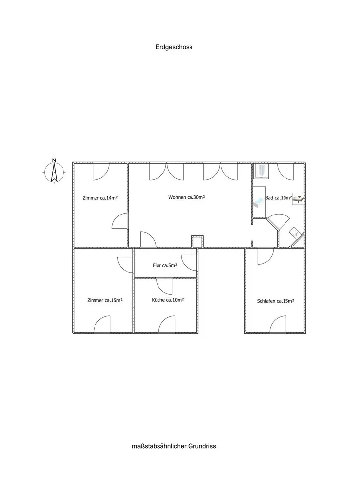 4 Zimmer Wohnung mit 100 m² in Halle (Saale) – Bild 11