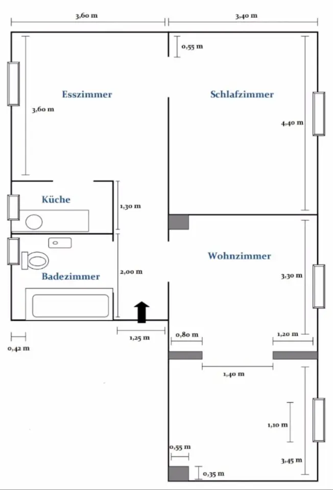 WG-Zimmer mit 54 m² in Coesfeld – Bild 9