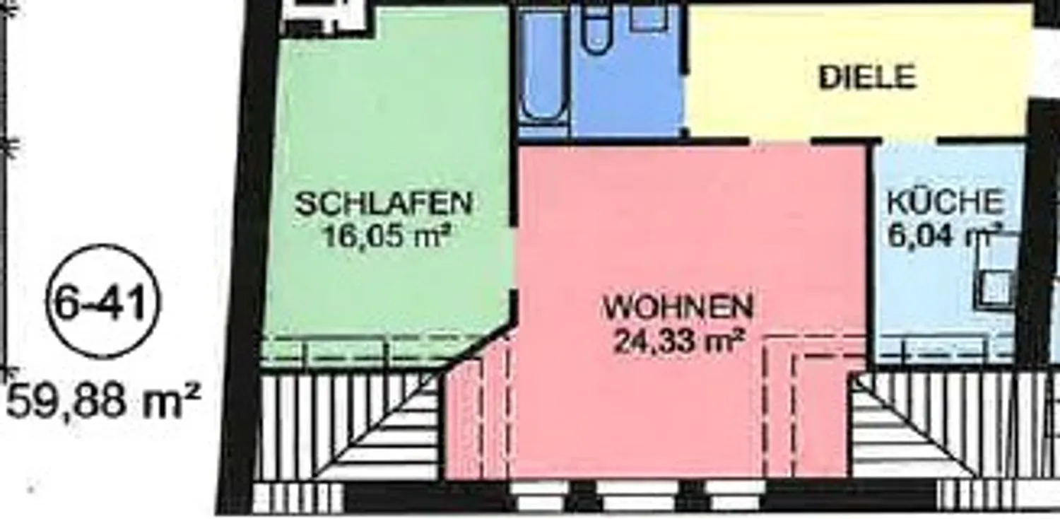 2 Zimmer Wohnung mit 60 m² in Düsseldorf – Bild 4