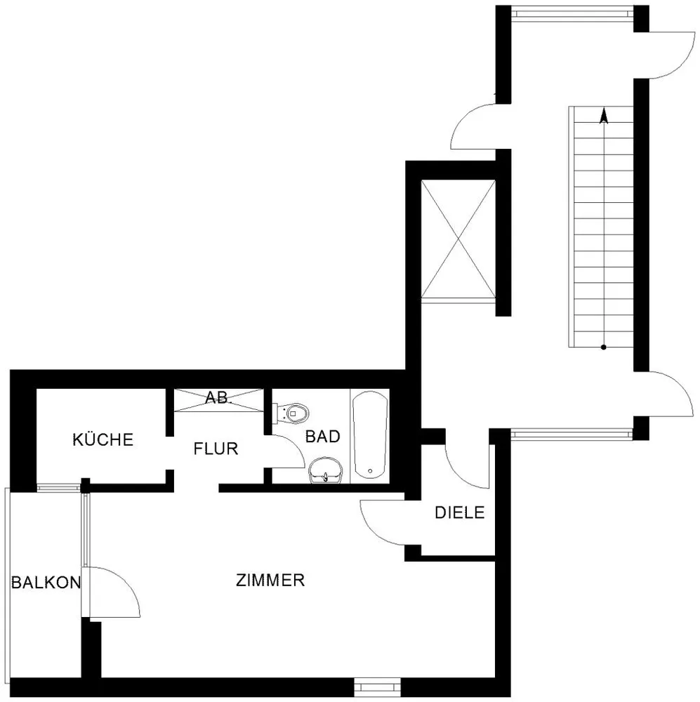 1 Zimmer Wohnung mit 38 m² in Bochum – Bild 3