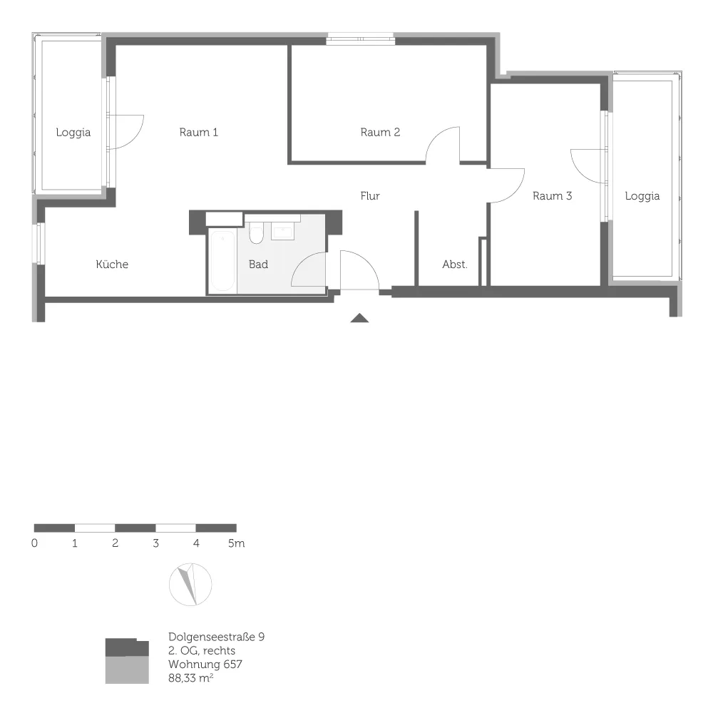 3 Zimmer Wohnung mit 88 m² in Berlin – Bild 10