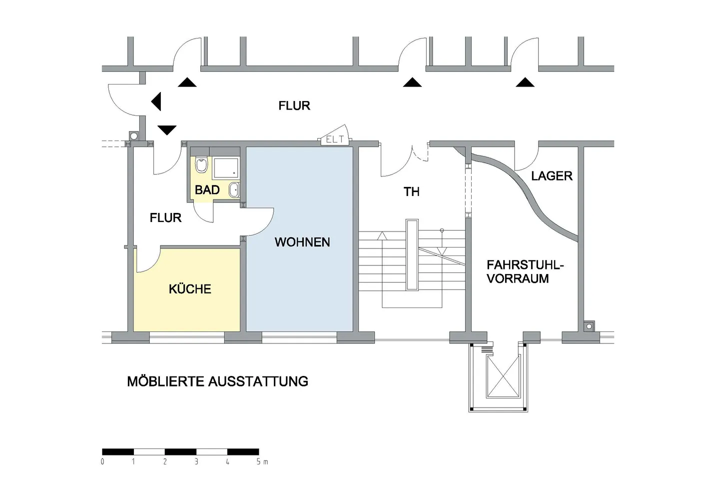 1 Zimmer Wohnung mit 39 m² in Neubrandenburg – Bild 4