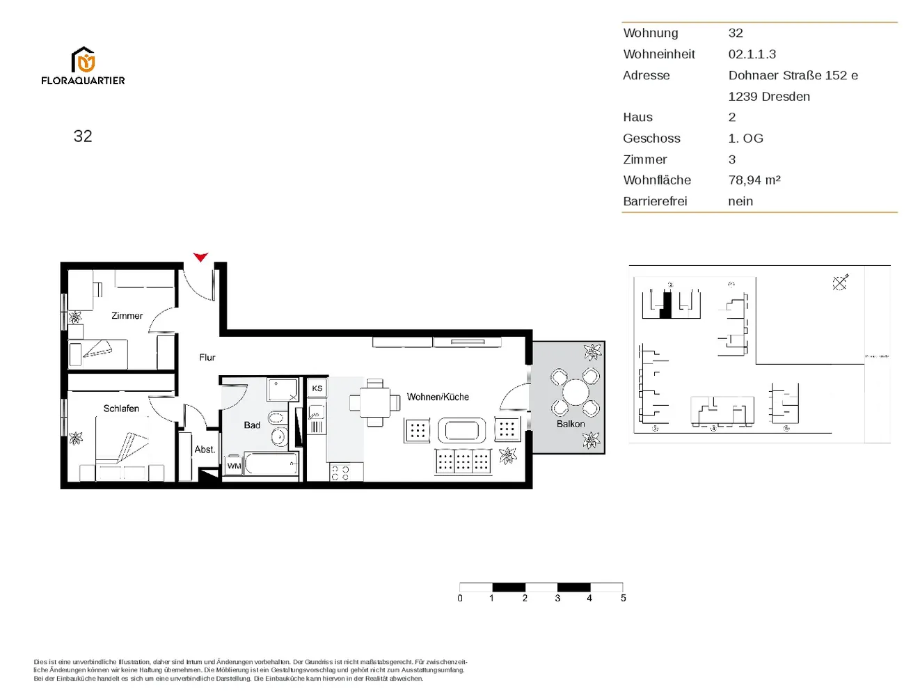 3 Zimmer Wohnung mit 79 m² in Dresden – Bild 12