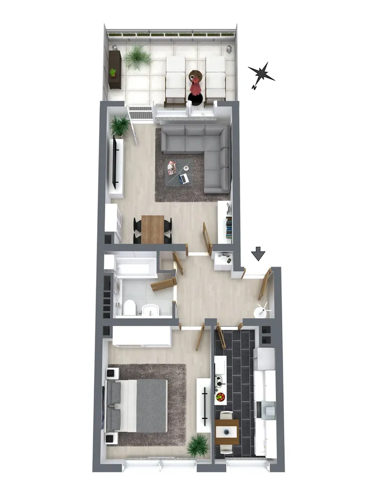2 Zimmer Wohnung mit 55 m² in Krefeld – Bild 10