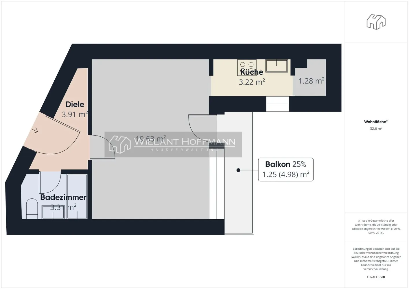 1 Zimmer Wohnung mit 35 m² in Hamburg – Bild 7