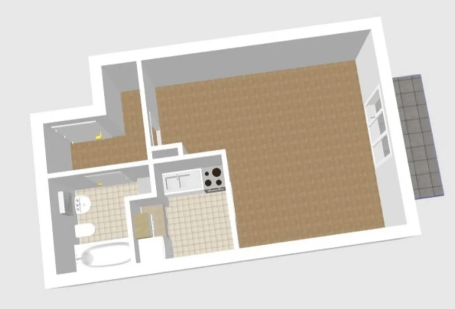 1 Zimmer Wohnung mit 45 m² in Mainz – Bild 1