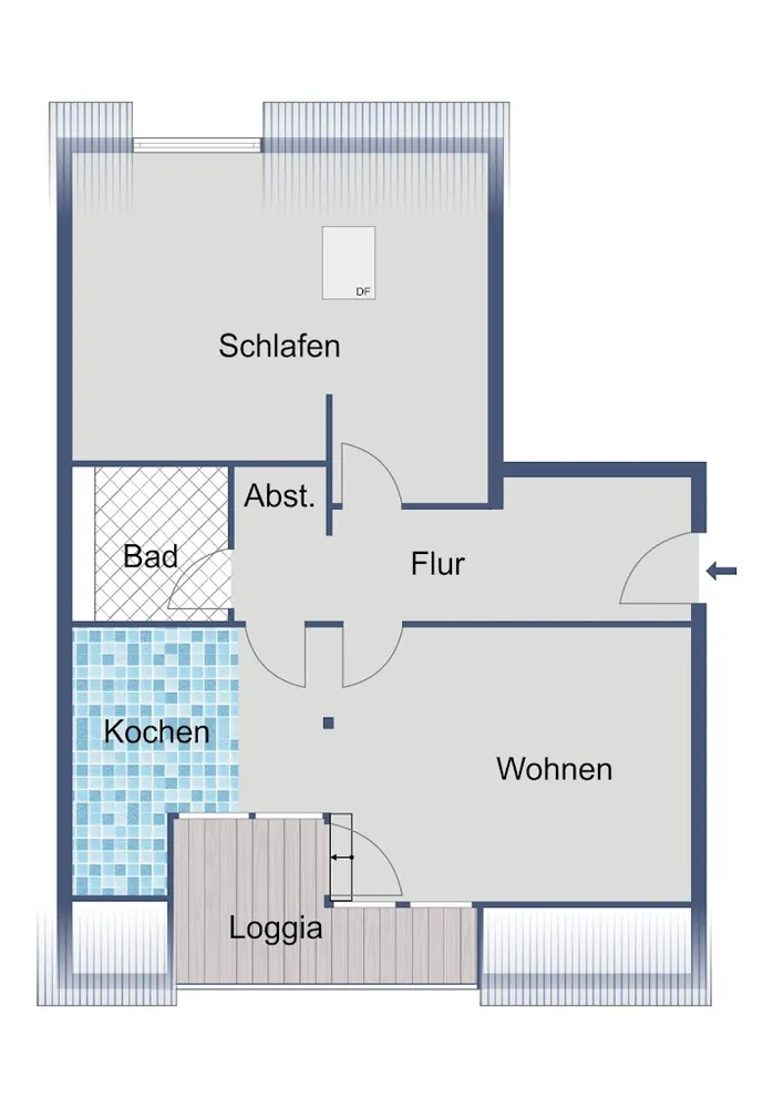2 Zimmer Wohnung mit 67 m² in Kassel – Bild 3