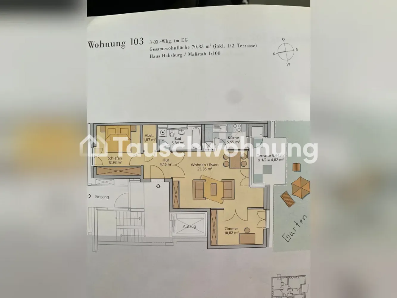 3 Zimmer Wohnung mit 70 m² in Freiburg im Breisgau – Bild 2