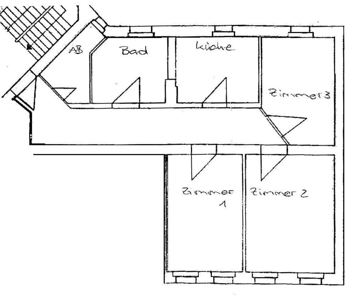 3 Zimmer Wohnung mit 77 m² in Halle (Saale) – Bild 2