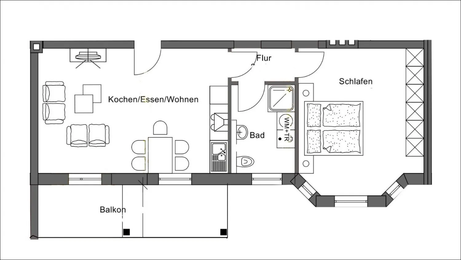 2 Zimmer Wohnung mit 58 m² in Aschaffenburg – Bild 7