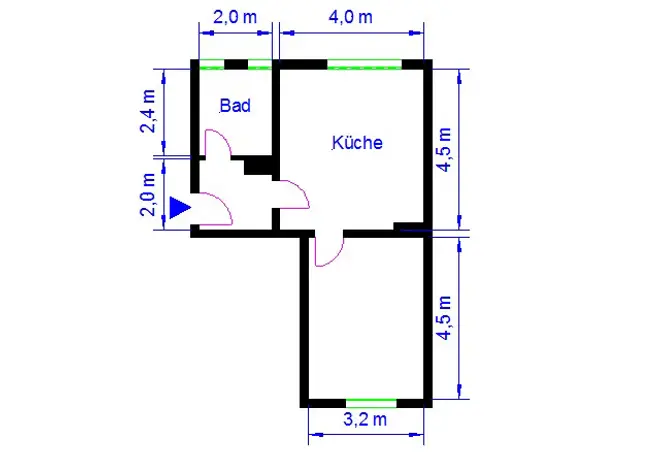 1 room apartment with 41 m² in Magdeburg – Photo 7