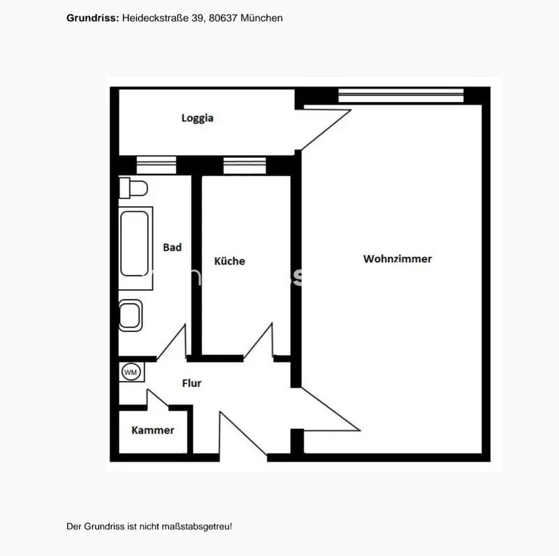 Studio mit 30 m² in München – Bild 8