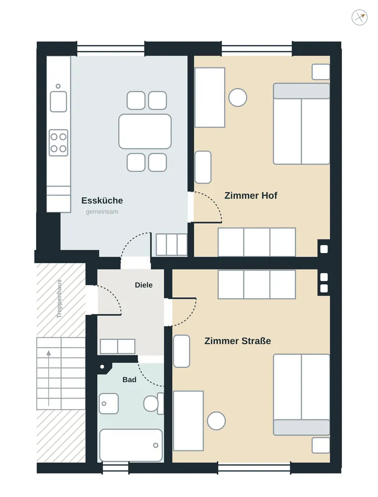 2 Zimmer Wohnung mit 16 m² in Mülheim an der Ruhr – Bild 3