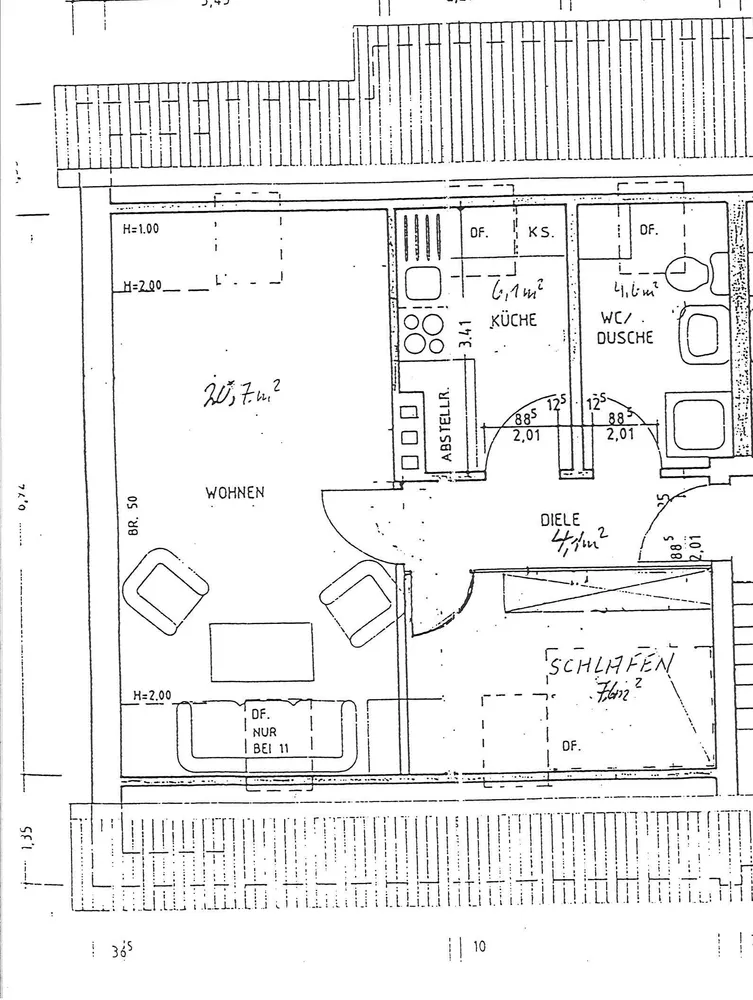 2 Zimmer Wohnung mit 43 m² in Buxtehude – Bild 1