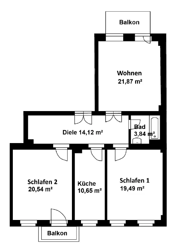 3 Zimmer Wohnung mit 94 m² in Dresden – Bild 5