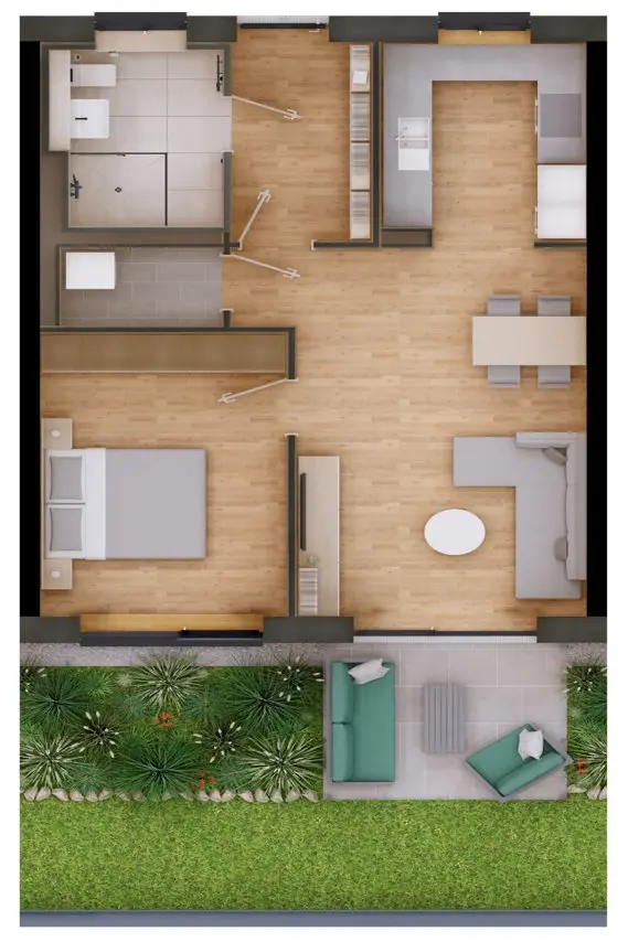 2 Zimmer Wohnung mit 64 m² in Deggendorf – Bild 4