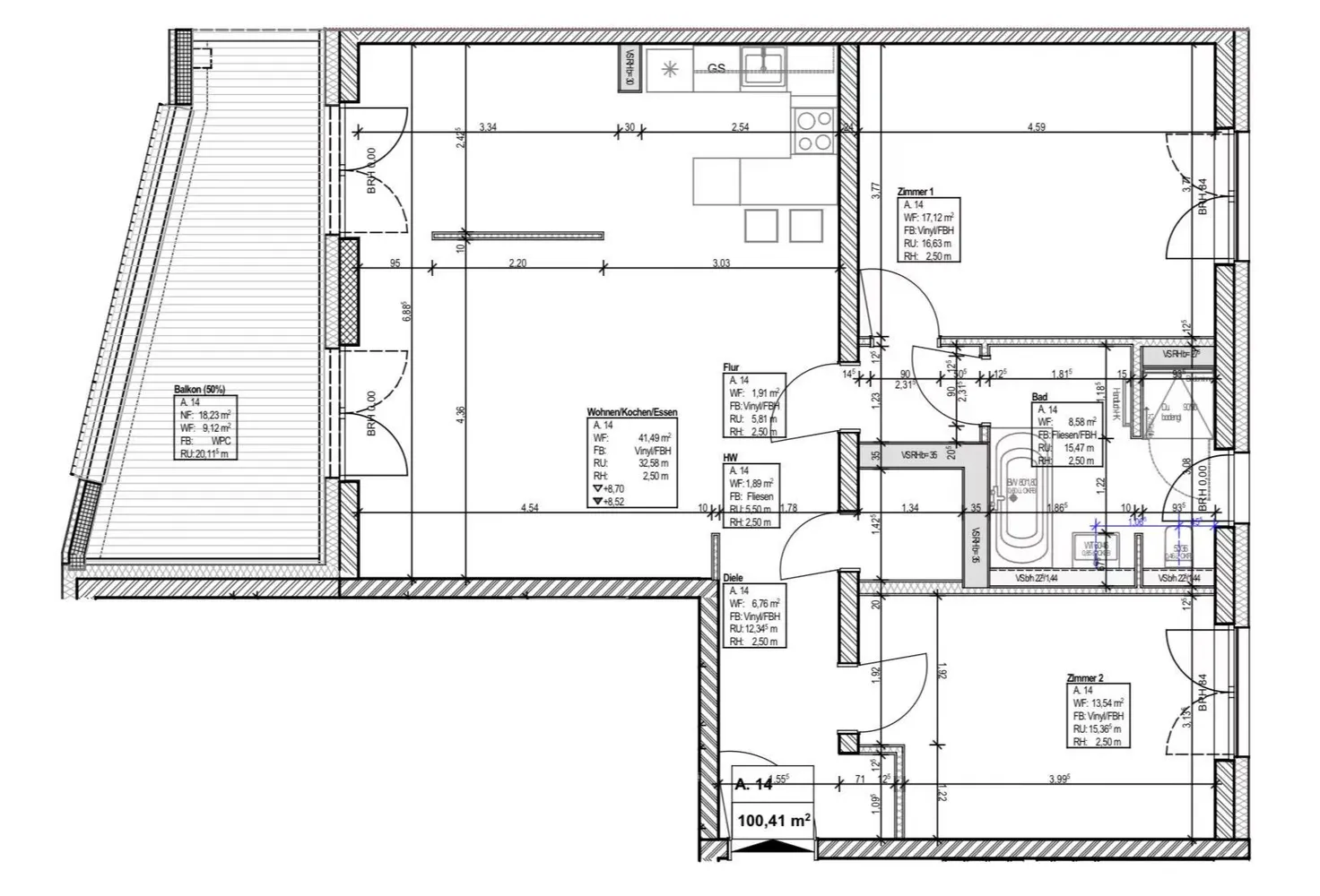 3 Zimmer Wohnung mit 100 m² in Nürnberg – Bild 10