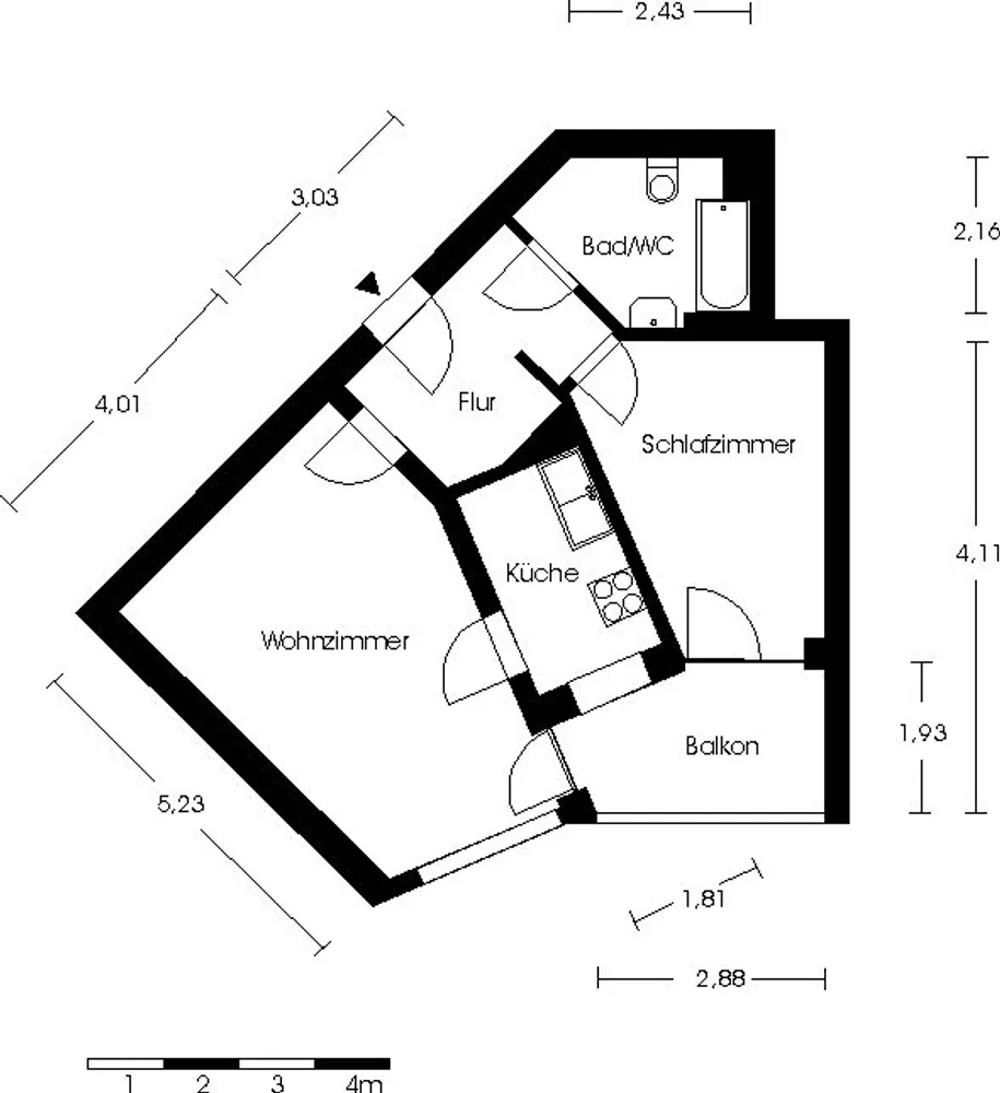 2 room apartment with 48 m² in Berlin – Photo 7