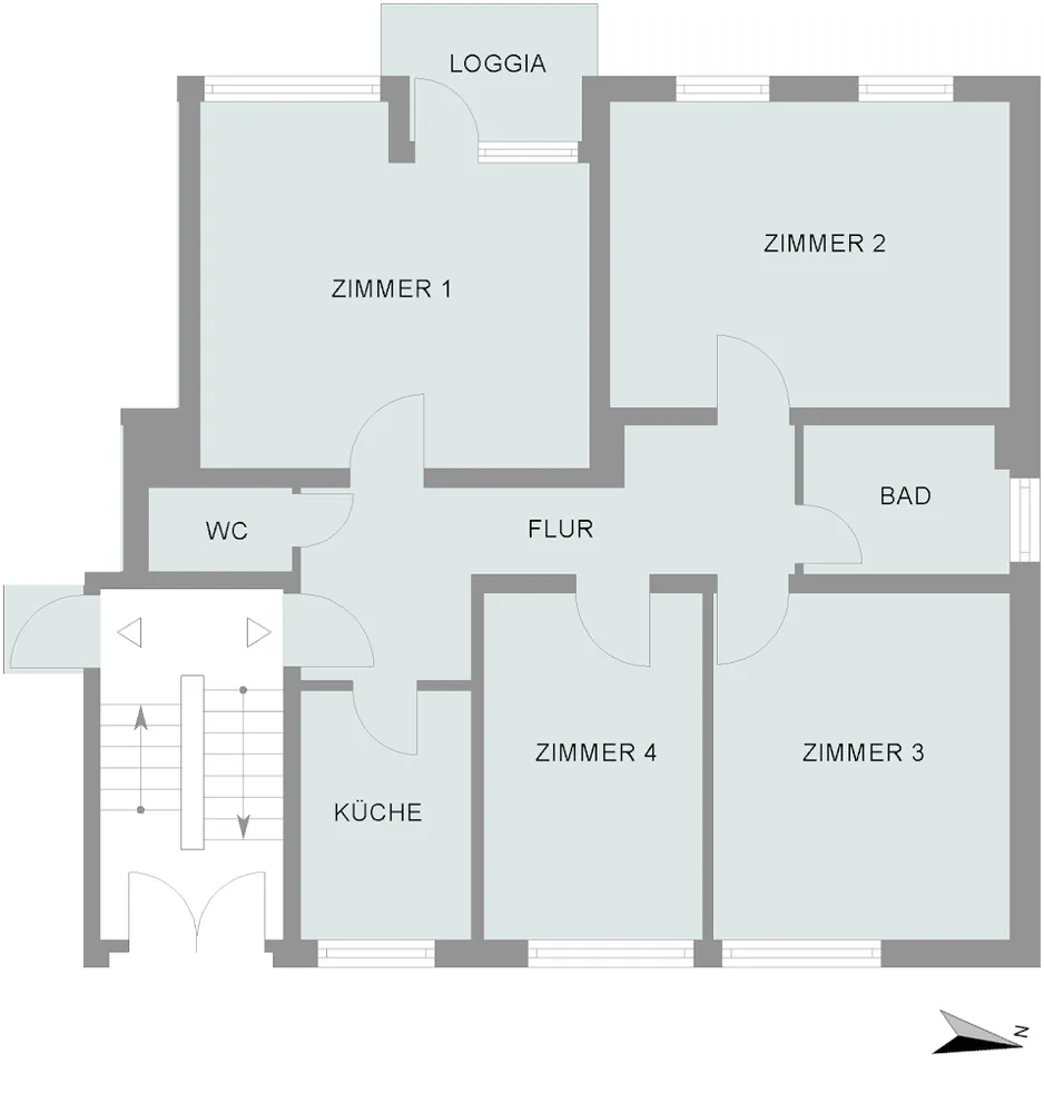 4 Zimmer Wohnung mit 90 m² in Bremen – Bild 2