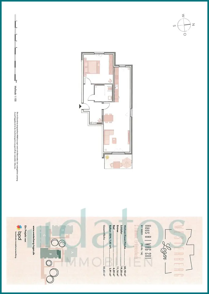 2 Zimmer Wohnung mit 83 m² in Osnabrück – Bild 7