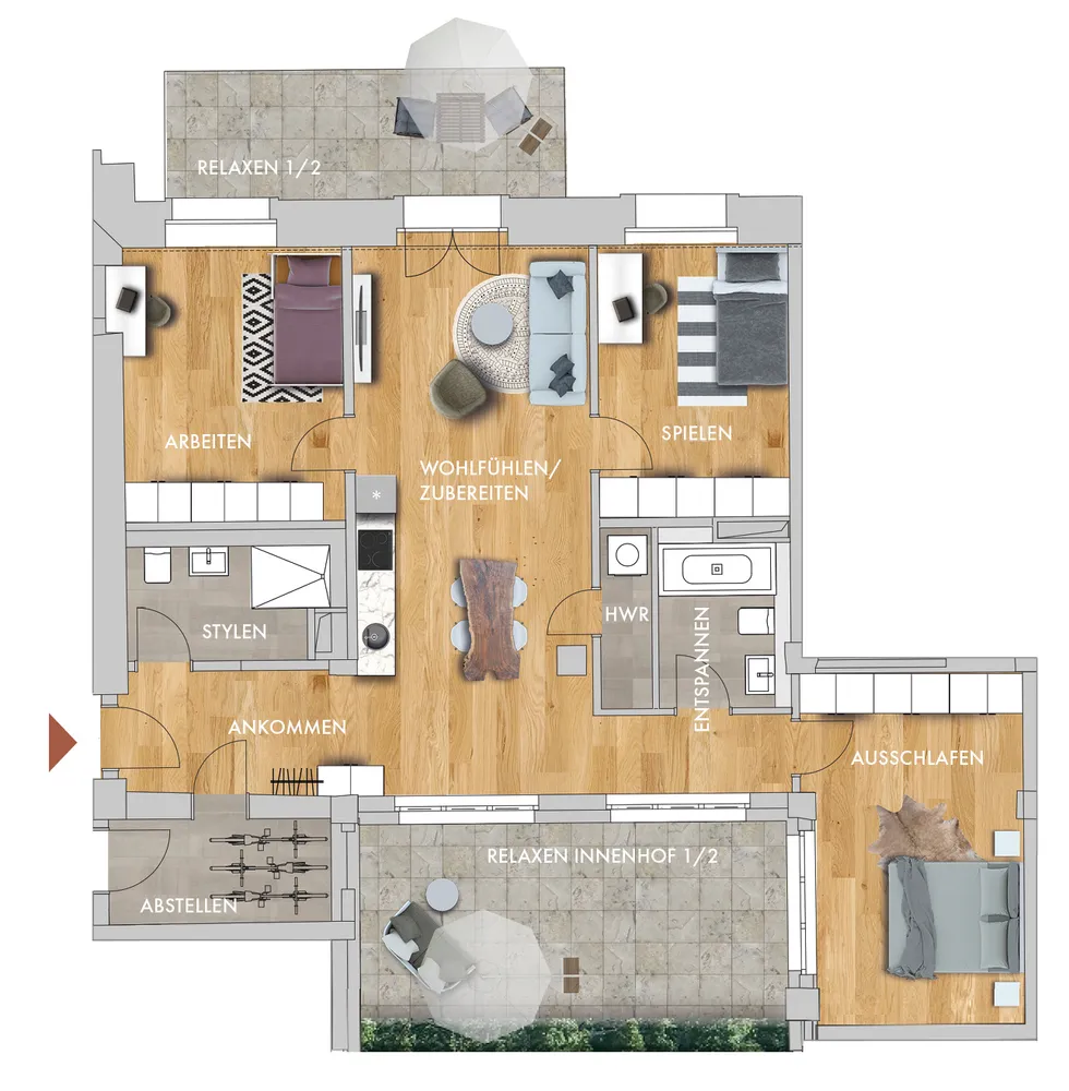 4 room apartment with 120 m² in Chemnitz – Photo 3