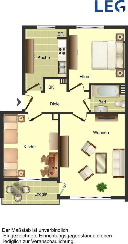 4 Zimmer Wohnung mit 69 m² in Solingen – Bild 5