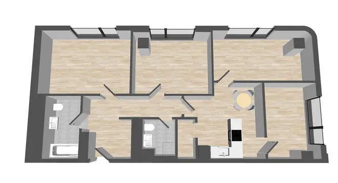 WG-Zimmer mit 14 m² in Frankfurt am Main – Bild 4