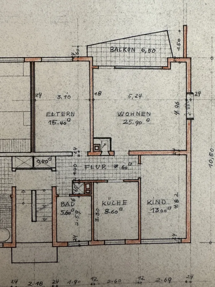 3 Zimmer Wohnung mit 80 m² in Karlsruhe – Bild 2