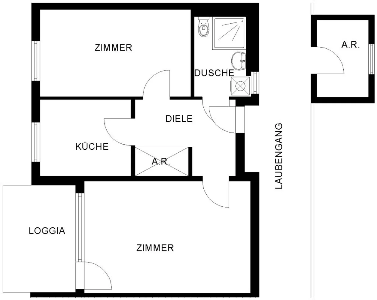 2 Zimmer Wohnung mit 57 m² in Bochum – Bild 3