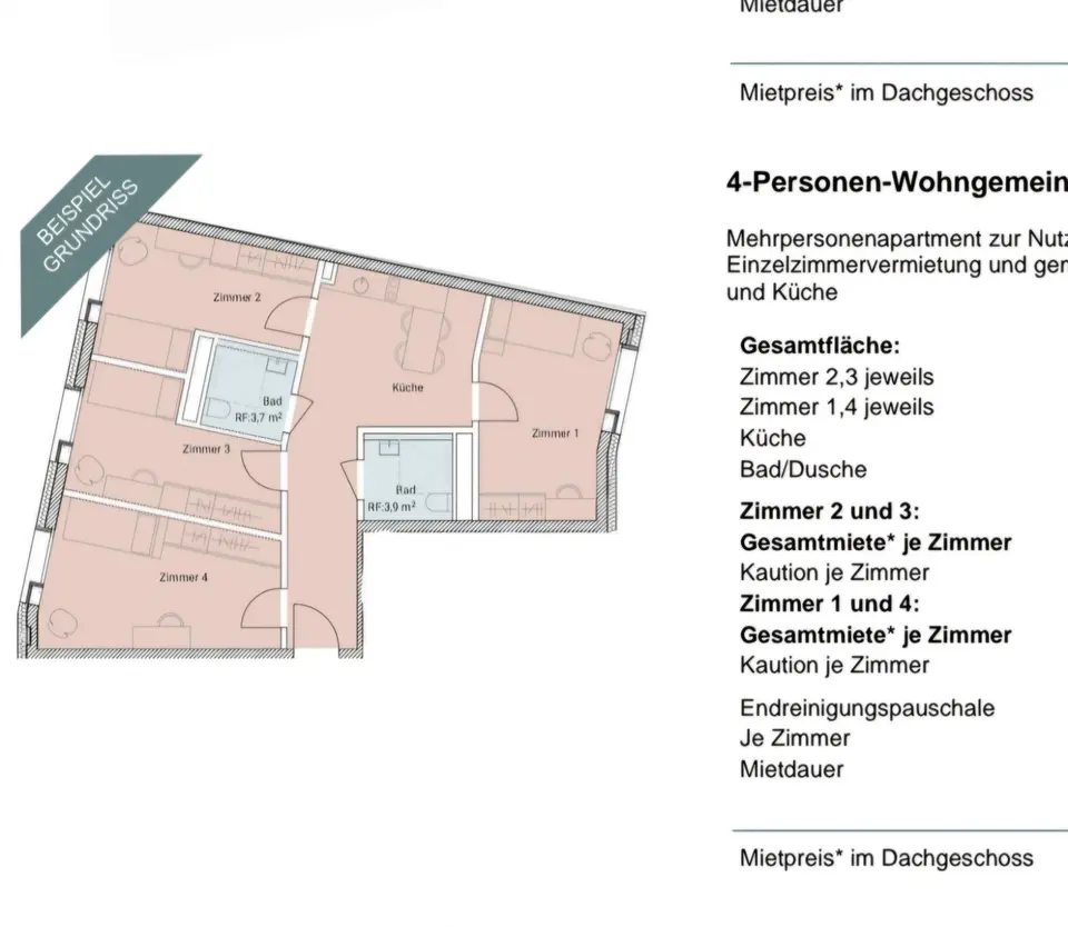 WG-Zimmer mit 17 m² in Berlin – Bild 8